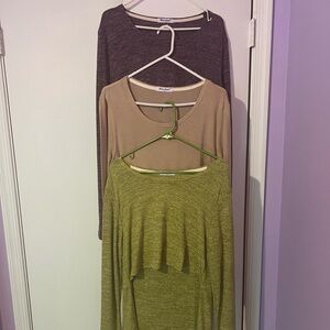 Set of 3 Bearsland nursing Shirts new without tags size xl